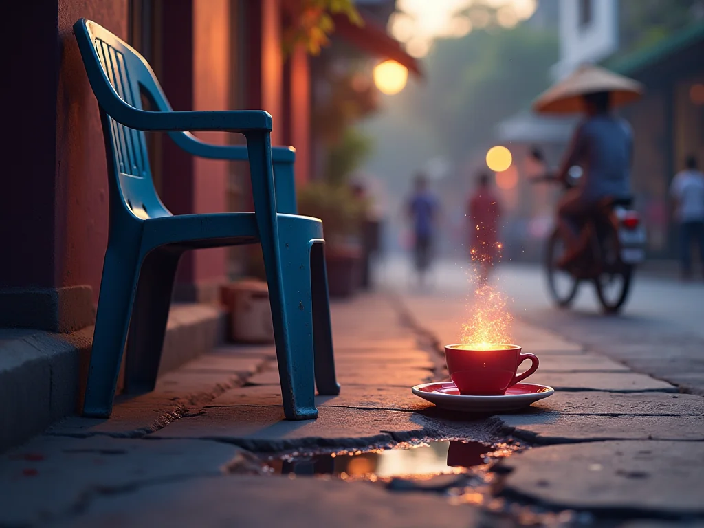 Triết Lý Vỉa Hè Sài Gòn: Khi Ghế Nhựa Dạy Bạn Sống